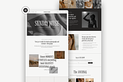 Sunday Muse Wordpress Template, a WordPress Template by The Cherie Studio (Thumbnail 1 of 6)
