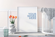 10 PSD frames mockup with flowers, a Books & Magazine Mockup by Radmila (Thumbnail 6 of 8)
