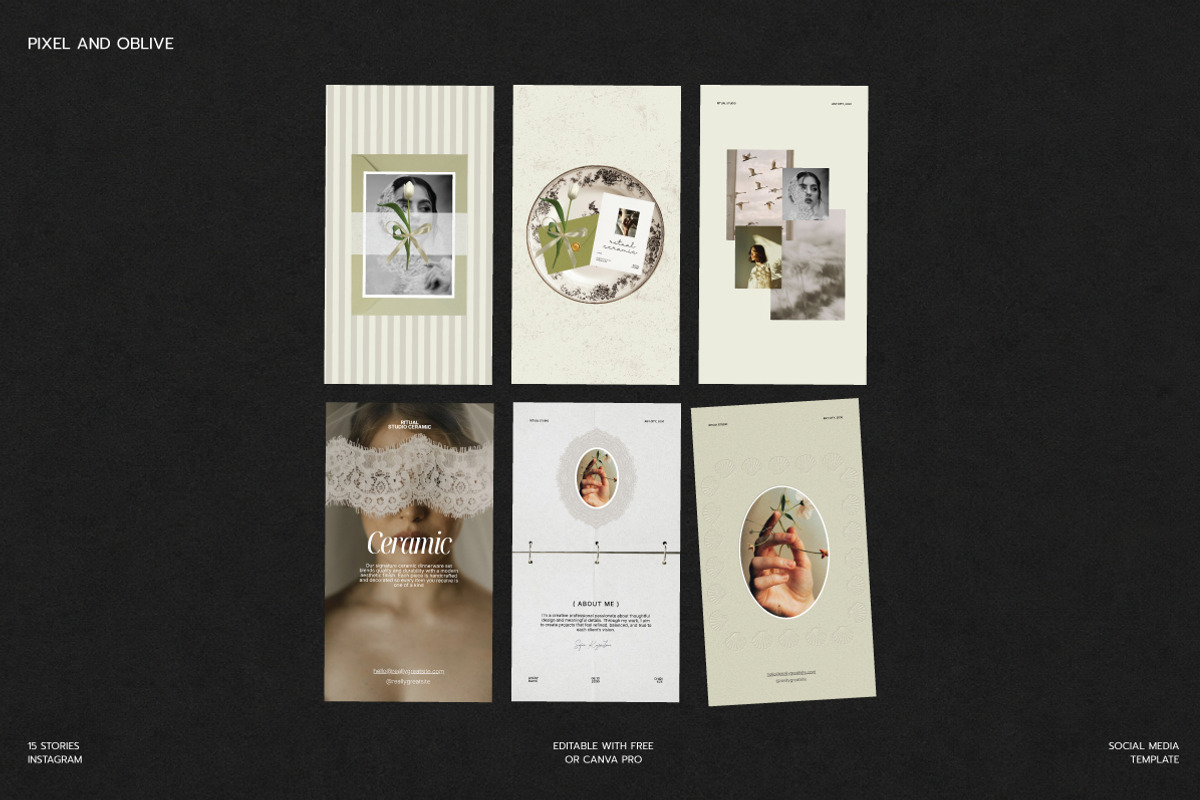 RITUAL / Stories Social Media KIT, a Social Media Template by Pixel And Oblivé (Photo 5 of 6)