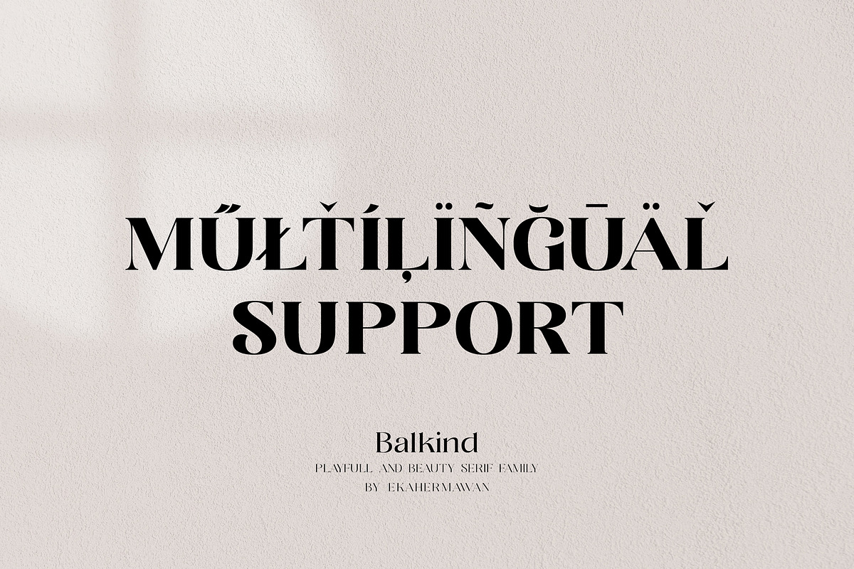 Balkind - Modern Beauty Serif Font, a Serif Font by Ekahermawan (Photo 16 of 25)