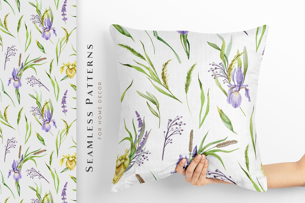 Botanical Watercolor Clipart Set, a Decorative Illustration by AnitaPol (Photo 15 of 21)