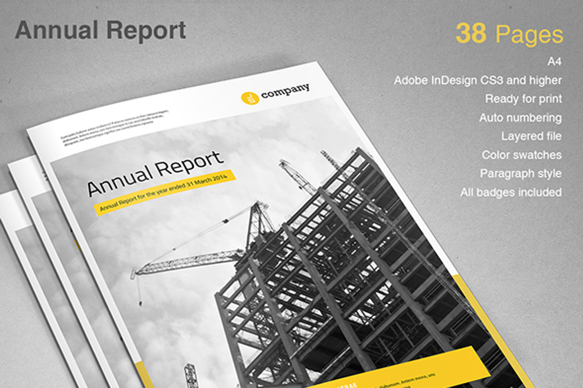 Annual Report, a Brochure Template by MrTemplater (Photo 4 of 4)