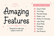 Bibabo – Cute Handwritten Font, a Handwritten Font by Wow Magic (Thumbnail 4 of 5)