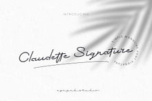 Claudette Signature | Signature Font