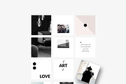 CANVA BUNDLE| Instagram puzzle templ, a Social Media Template by CreativeFolks (Thumbnail 9 of 17)