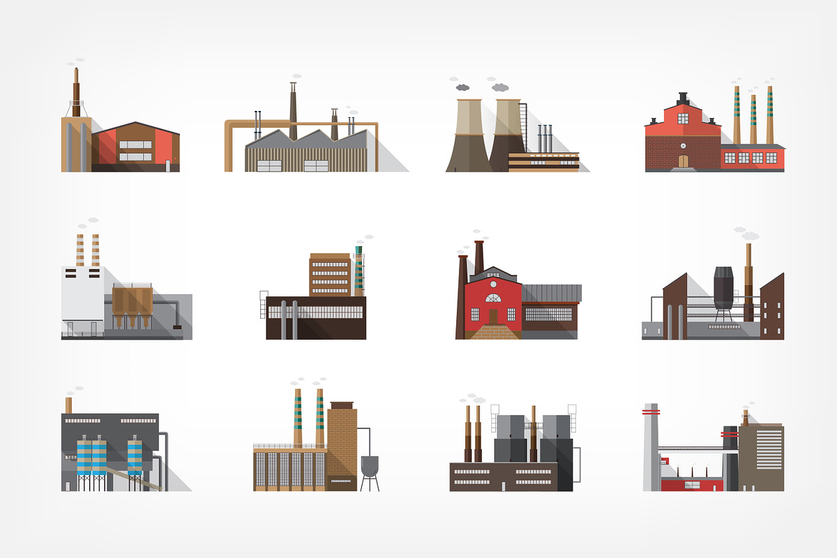 Industrial factories, plant building, a Technology Illustration by Good Studio (Photo 3 of 3)