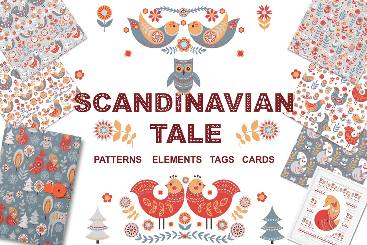 Scandinavian Tale, a Decorative Illustration by Irina Skaska (Photo 1 of 12)