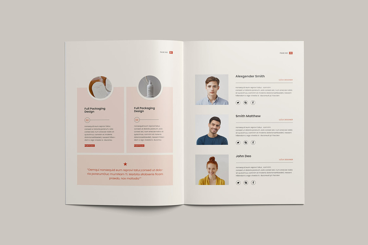 Digital Portfolio, a Brochure Template by KreateTribe (Photo 3 of 7)
