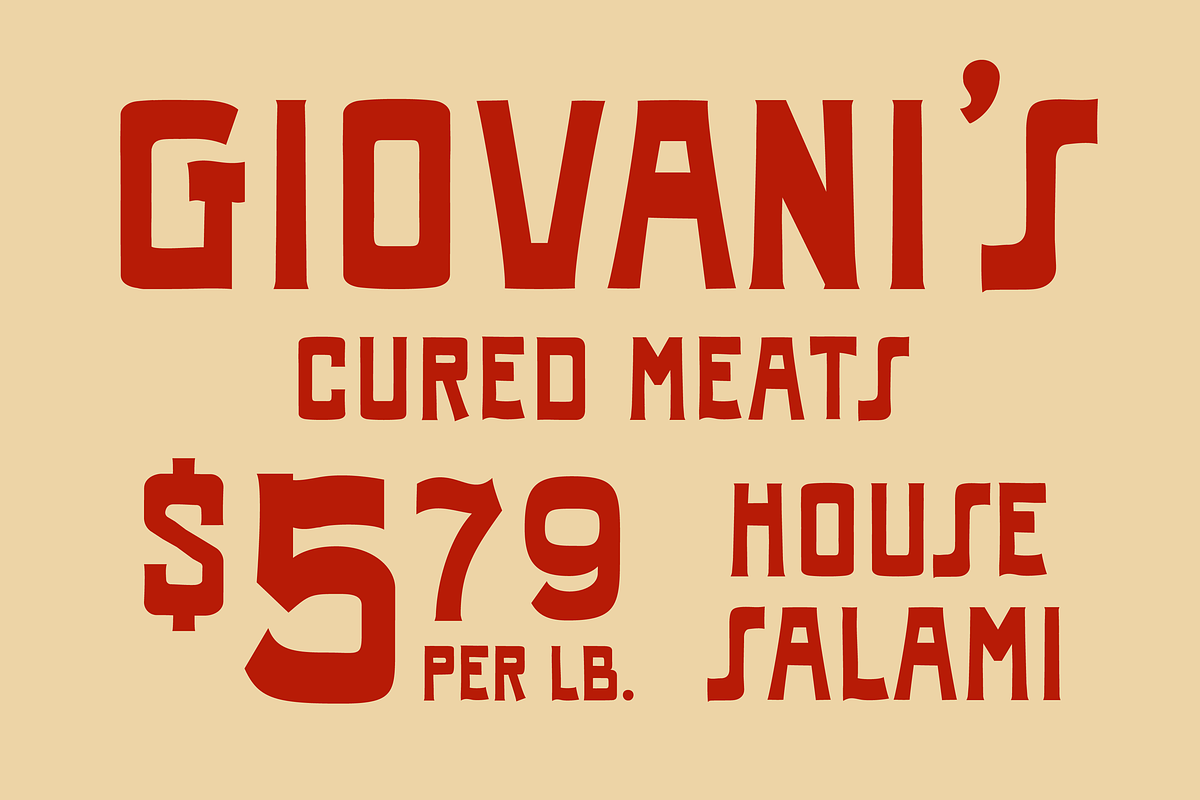 MERCATA, a Handwritten Font by SAMPLE (Photo 2 of 4)
