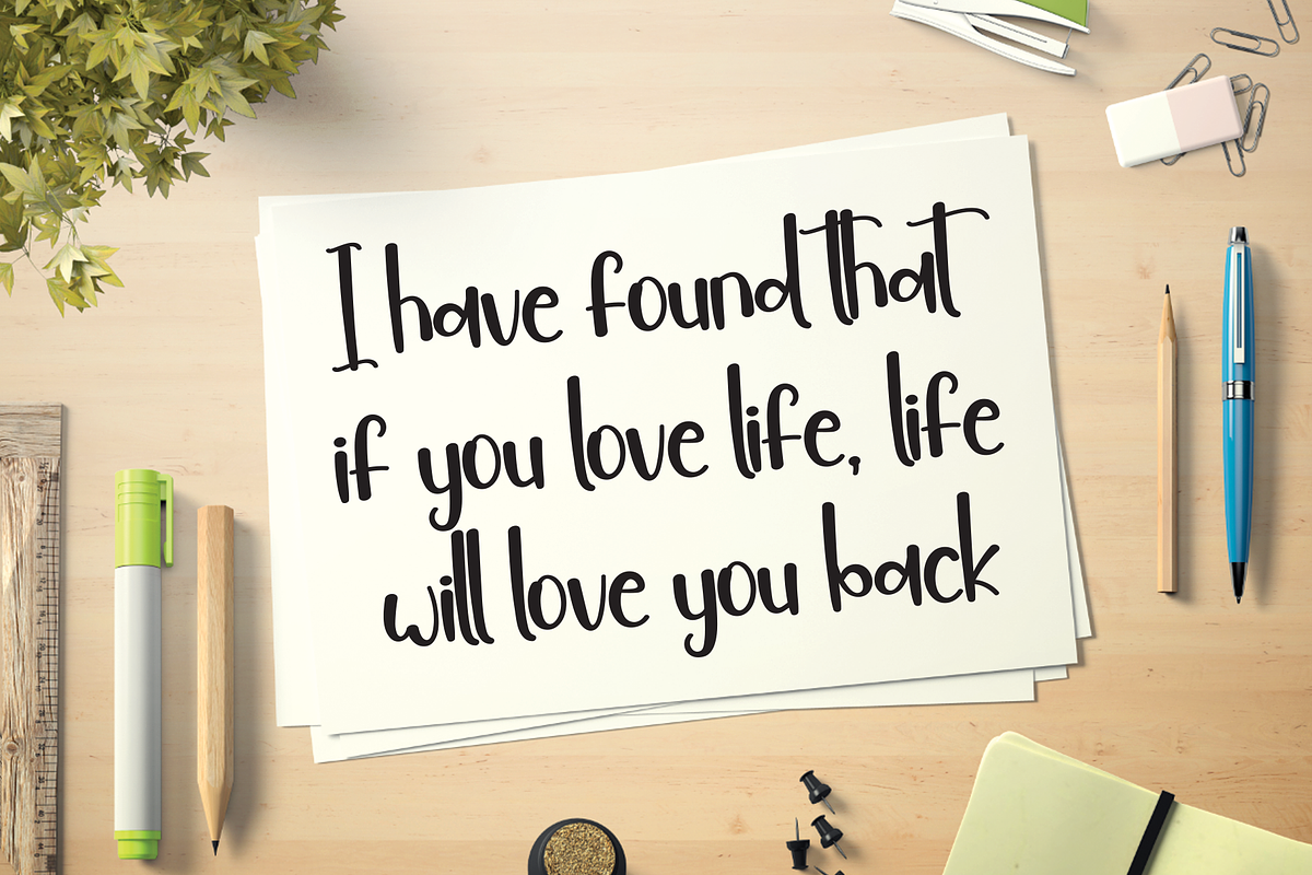 Gathering | Script Font, a Handwritten Font by Scratchones (Photo 2 of 8)