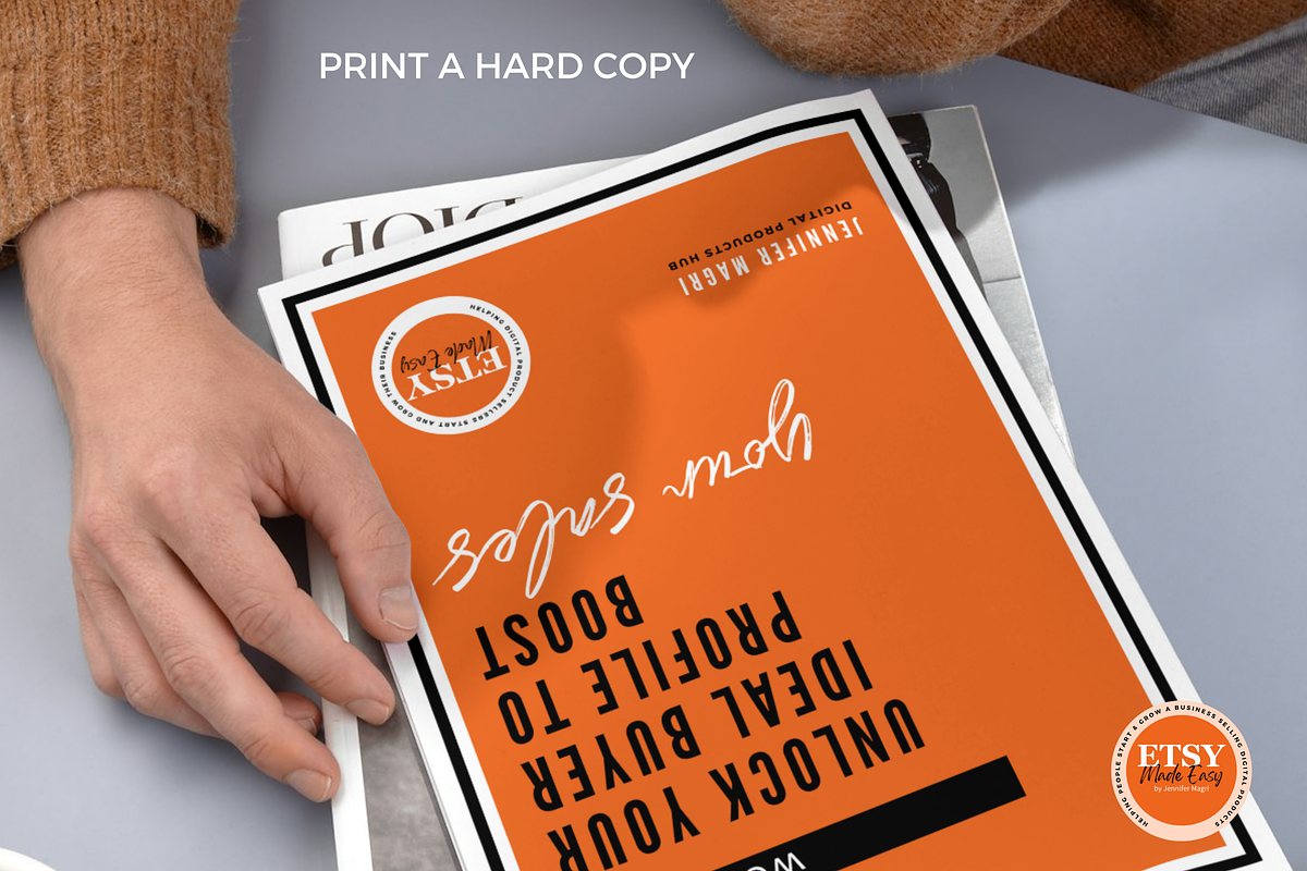 PDF Workbook Ideal Client Profile, a Templates & Theme by Jennifer Magri Templates (Photo 5 of 6)