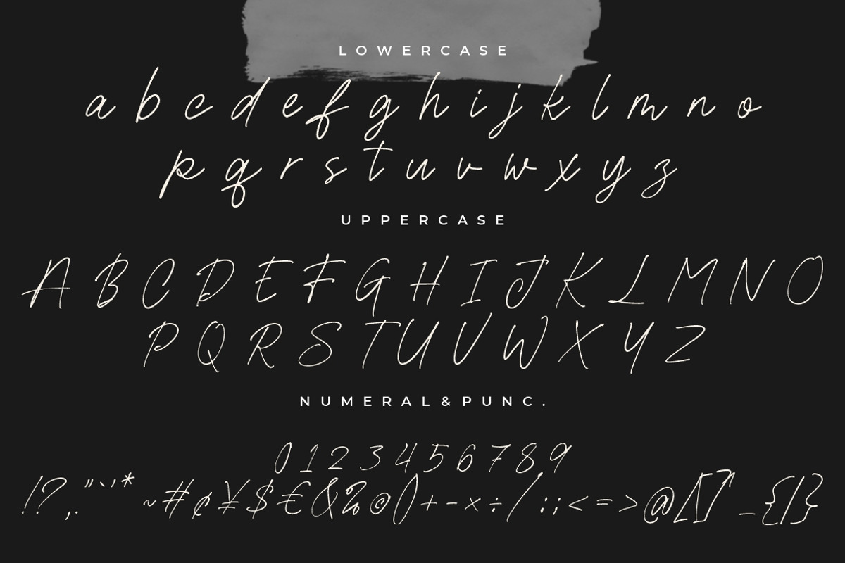 Gaston & Jacklyn Stylish Signature, a Script Font by Creatype Studio (Photo 8 of 9)