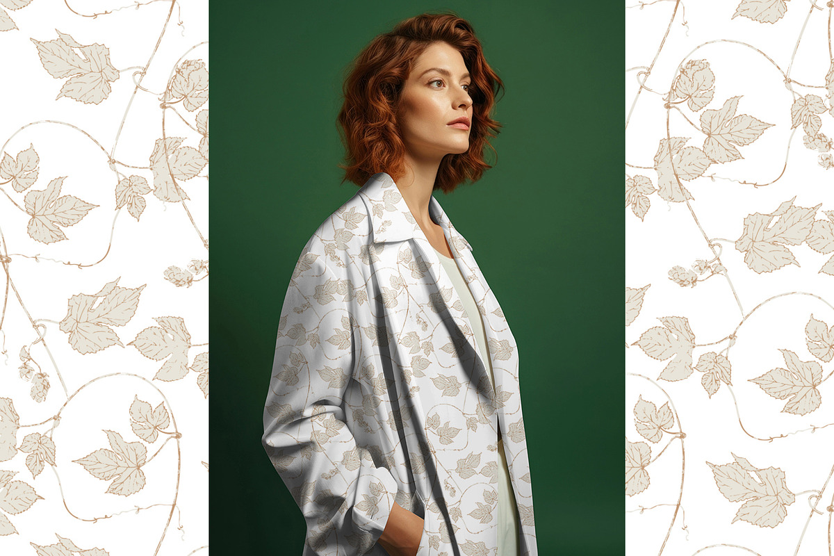 Subtle Foliage, a Wallpaper Graphic by MalyskaStudio (Photo 4 of 14)