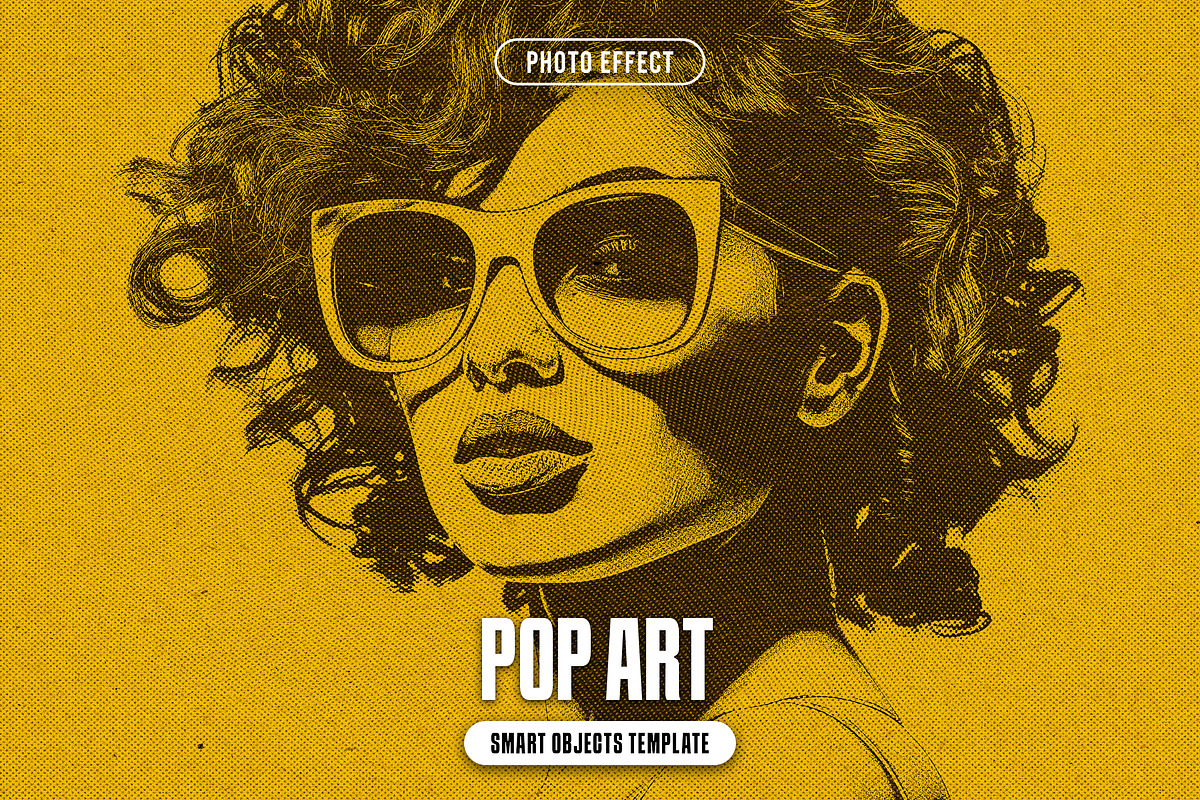 Pop Art Photo Effect, a Layer Style Add-On by iDoodle Studio (Photo 1 of 5)