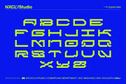 NCL BRAYQOSE - Cyberpunk Font, a Sans Serif Font by Enxyclo Studio (Thumbnail 9 of 13)