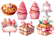 Watercolor Baking Clipart Sublimatio, an Illustration by Designworld (Thumbnail 4 of 4)