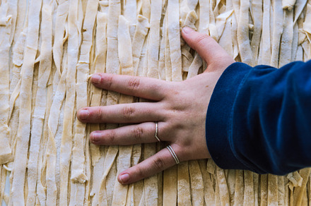 Close-up of the process of making homemade pasta, a Food & Drink Photo by Architect´s eye