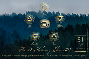 The 5 Alchemy Elements: Foil Set