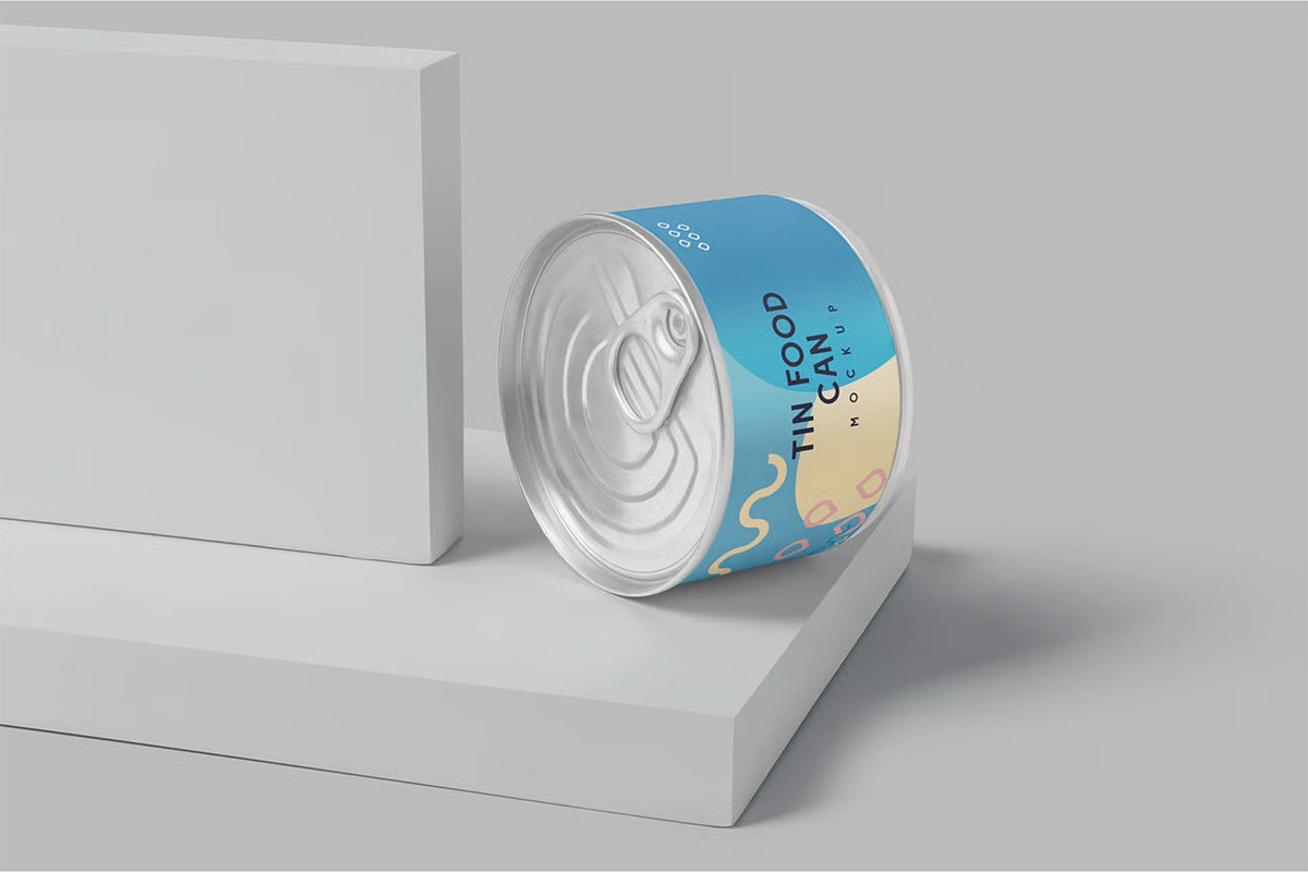 Small Food Can Mockups, a Product Mockup by megostudi0 (Photo 3 of 6)