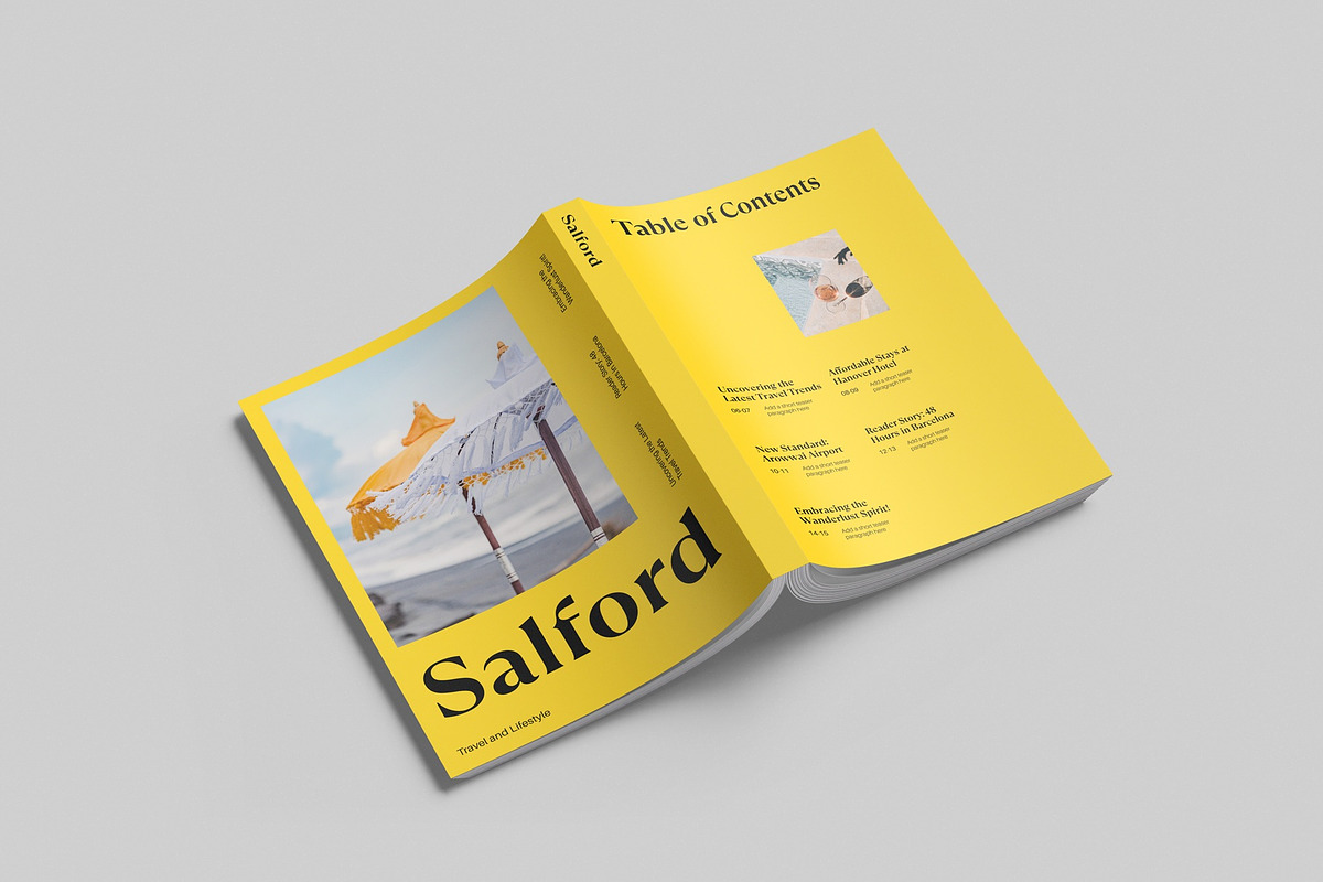 Magazine Mockup, a Books & Magazine Mockup by UFR_GRAPHIC (Photo 2 of 5)