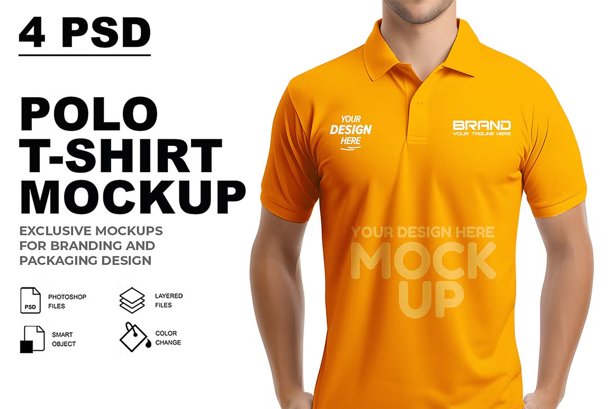 Polo Shirt Mockup, a Shirt Mockup by Designbuys (Photo 1 of 9)