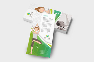 Yoga Studio DL Card Template