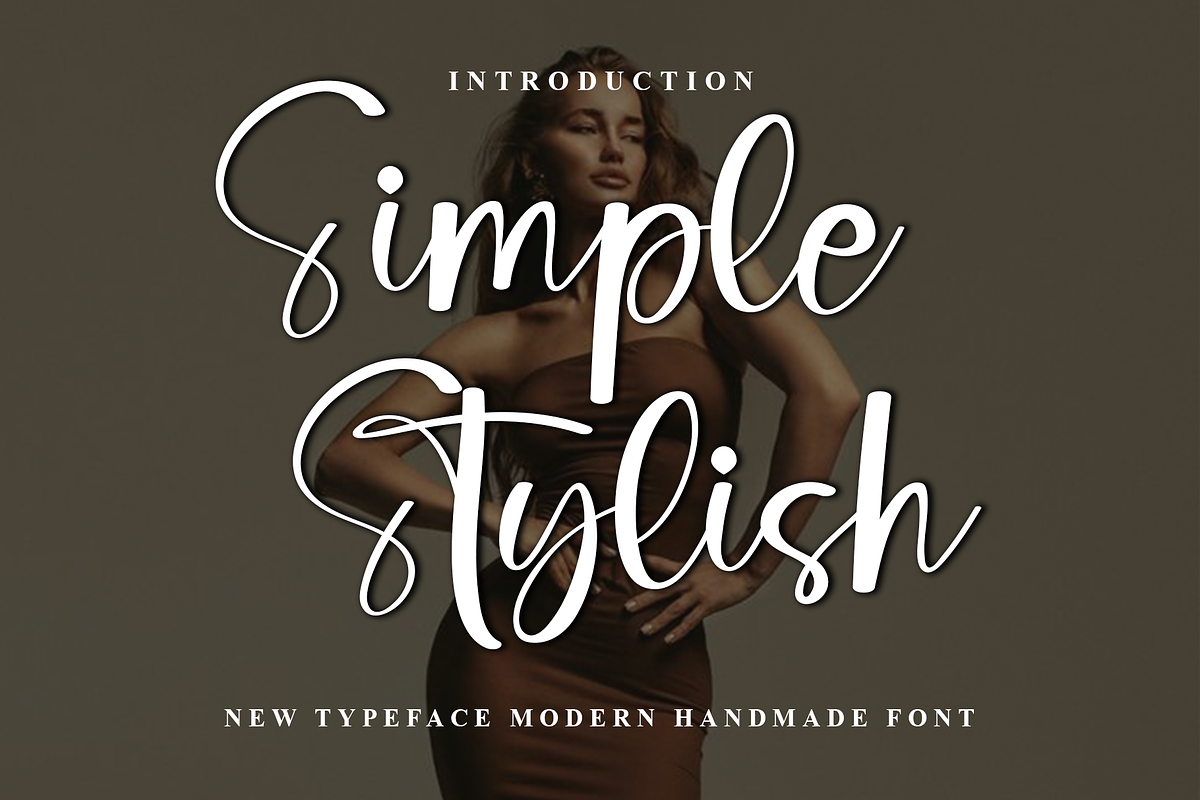 Simple Stylish, a Handwritten Font by InermediaSTUDIO (Photo 1 of 8)