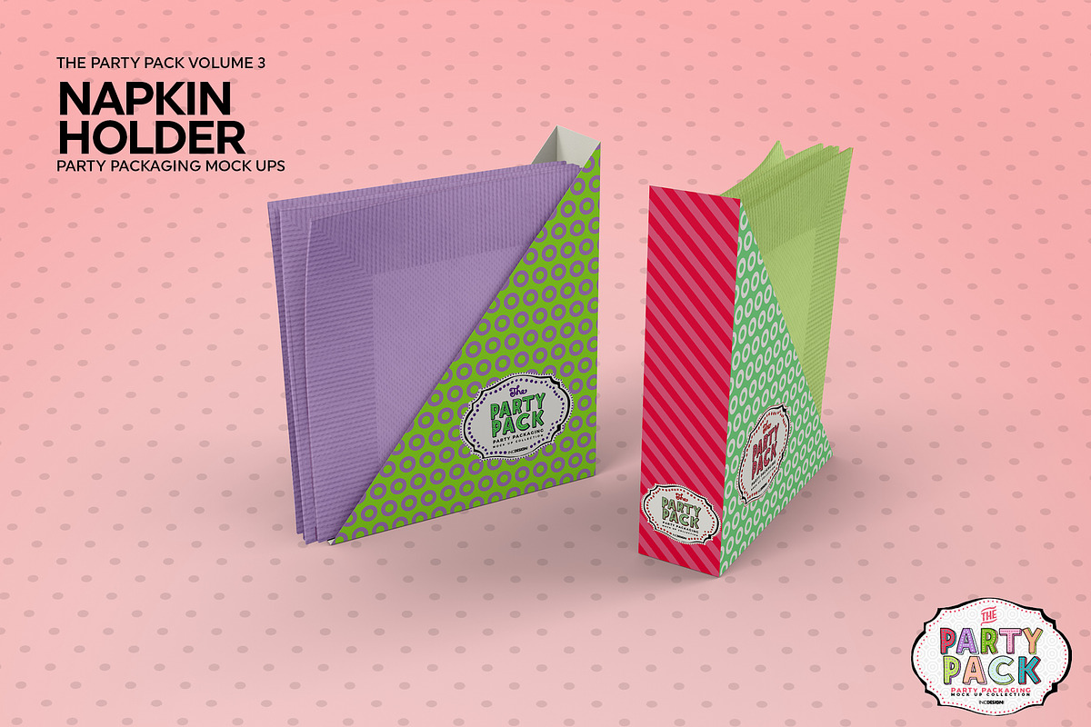 Vol.3 Party Packaging MockUps, a Packaging Mockup by INCDesign (Photo 2 of 18)