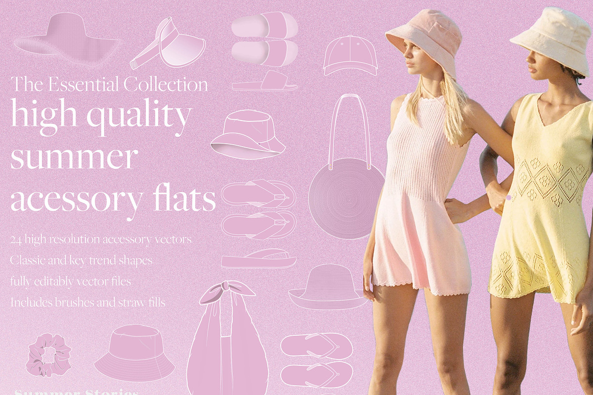 High Res Fashion Accessories Flats, a Graphic by Summer Stories (Photo 1 of 9)