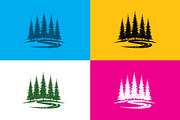 Snowy Pine Logo Template, a Templates & Theme by Maximum Designstudio (Thumbnail 4 of 4)