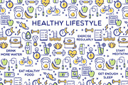 Healthy Lifestyle Illustration, a Food Illustration by introwiz1 (Thumbnail 1 of 3)