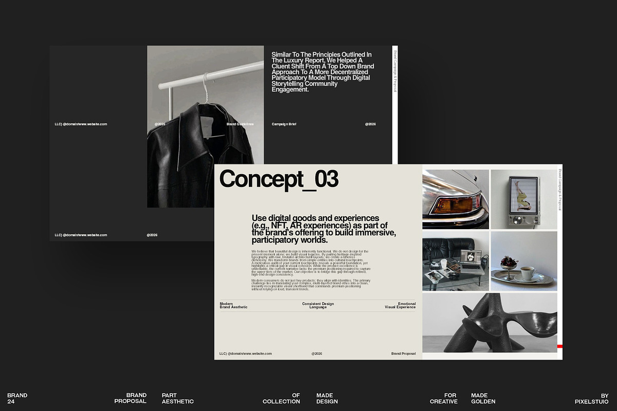 Aesthetic Brand Proposal Template, a Presentation Template by GoldenPixelStudio (Photo 2 of 12)
