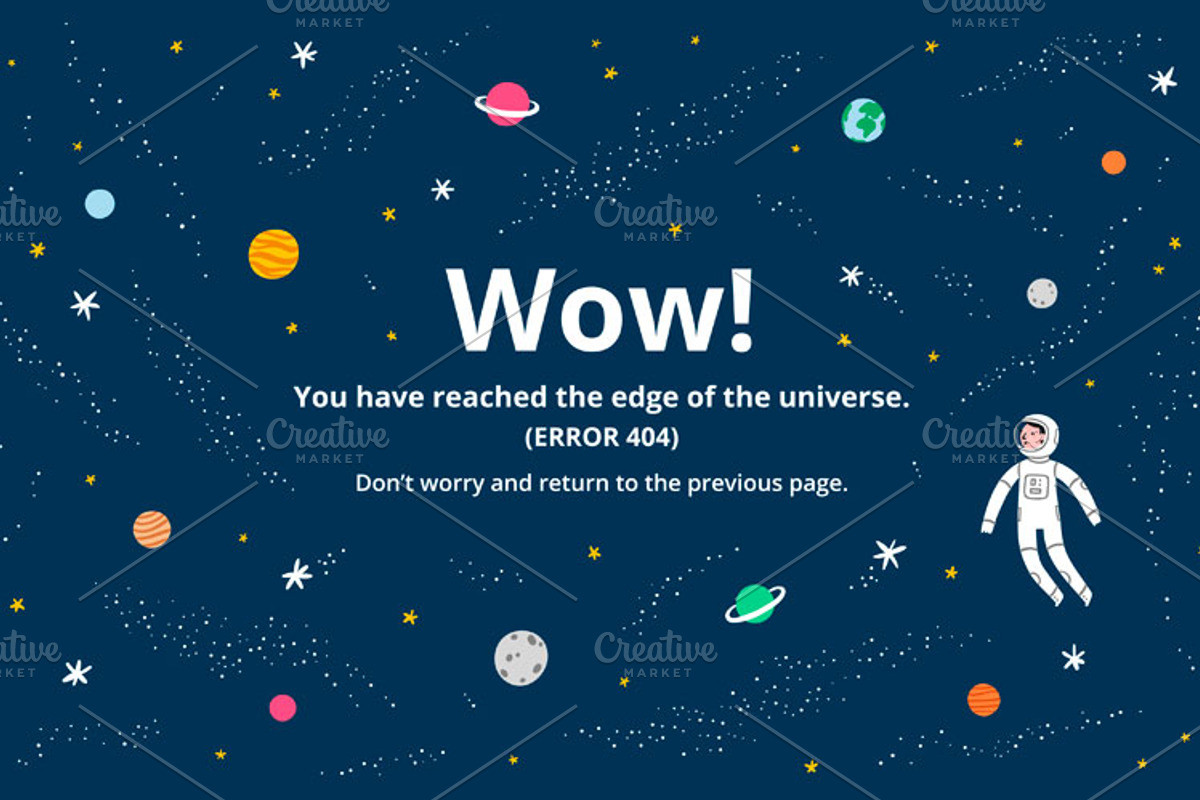 Error pages, a Templates & Theme by Stolenpencil