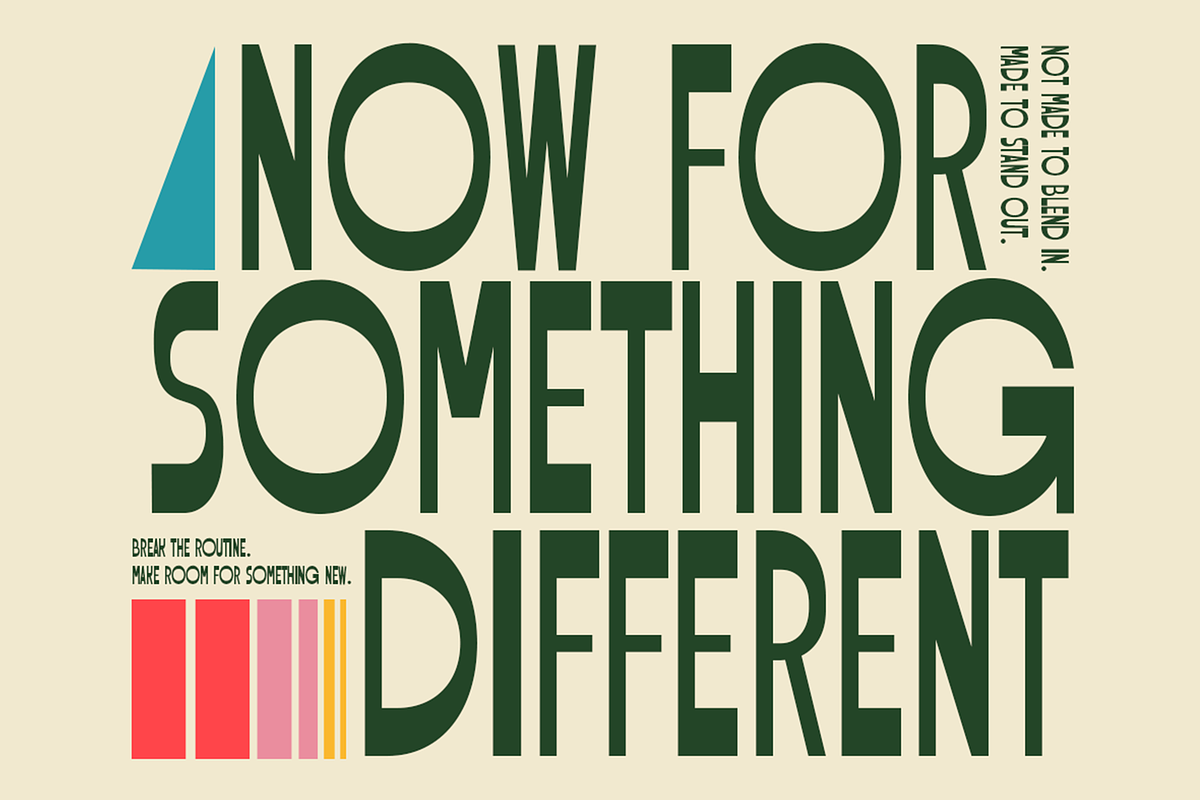 Ostrich - Condensed Display Font, a Sans Serif Font by roomspace creative lab (Photo 8 of 9)