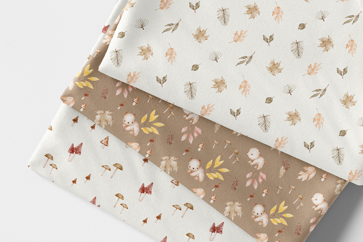 BABY AUTUMN watercolor set, a Seasonal Illustration by erasovas (Photo 11 of 12)