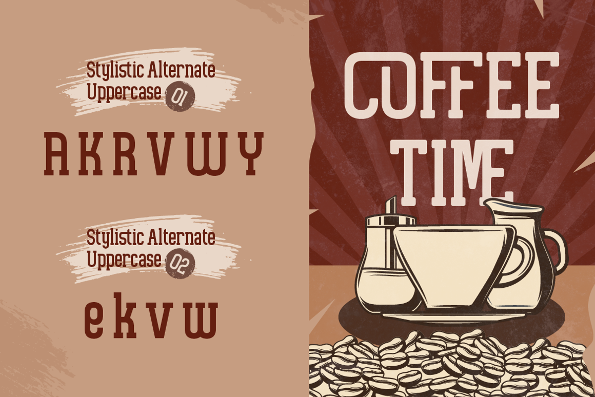 Brawlex, a Serif Font by Burntilldead (Photo 4 of 12)