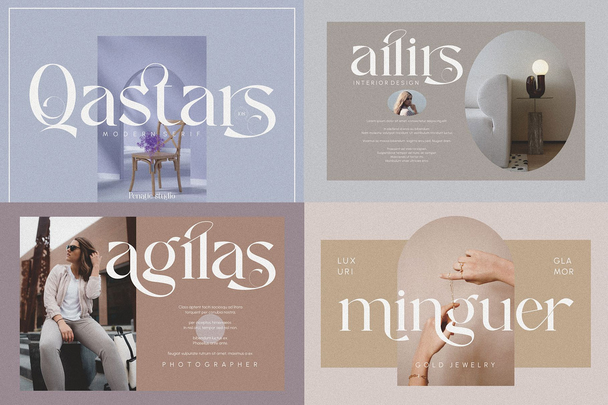 MODERN LIGATURES FONTS BUNDLES, a Serif Font by Penatic Studio (Photo 13 of 13)
