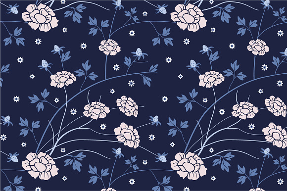 Seamless Flowers Pattern