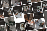 Dark Canva IG Templates, a Social Media Template by VeliusCreativeStudio (Thumbnail 6 of 10)