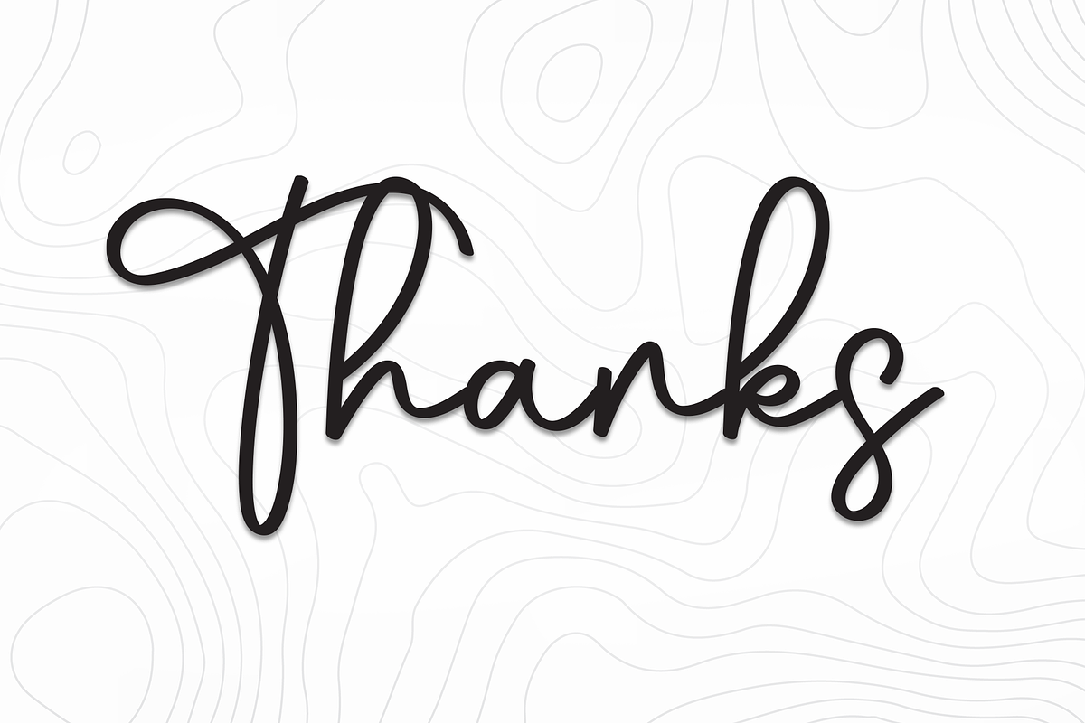 Outline | Script Font, a Handwritten Font by Scratchones (Photo 9 of 9)