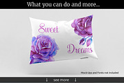 Blue Roses Watercolor Set, an Illustration by denisespinoza (Thumbnail 4 of 5)
