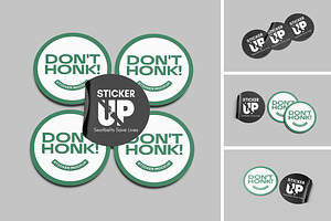 Stickers Mockup, a Household Mockup by seramoe
