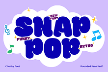 Snap Pop — Bubble Retro Chunky Font