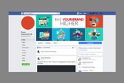 Facebook Cover Business Social Media, a Social Media Template by Malst (Thumbnail 2 of 3)