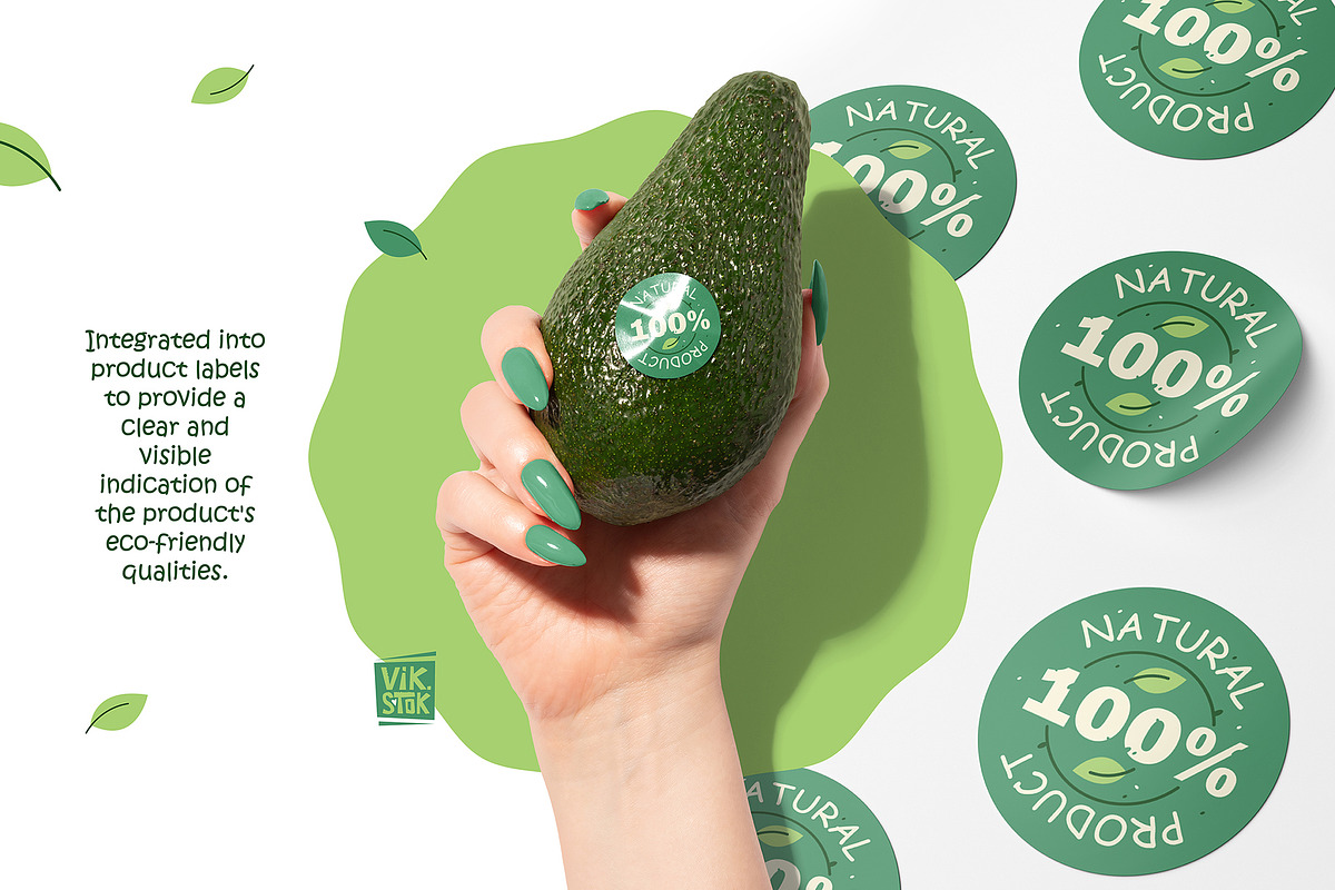 Organic natural bio products badges, an Object Graphic by vik.stock (Photo 4 of 5)