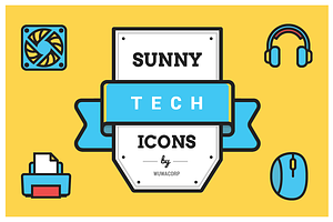 Sunny Tech Icons