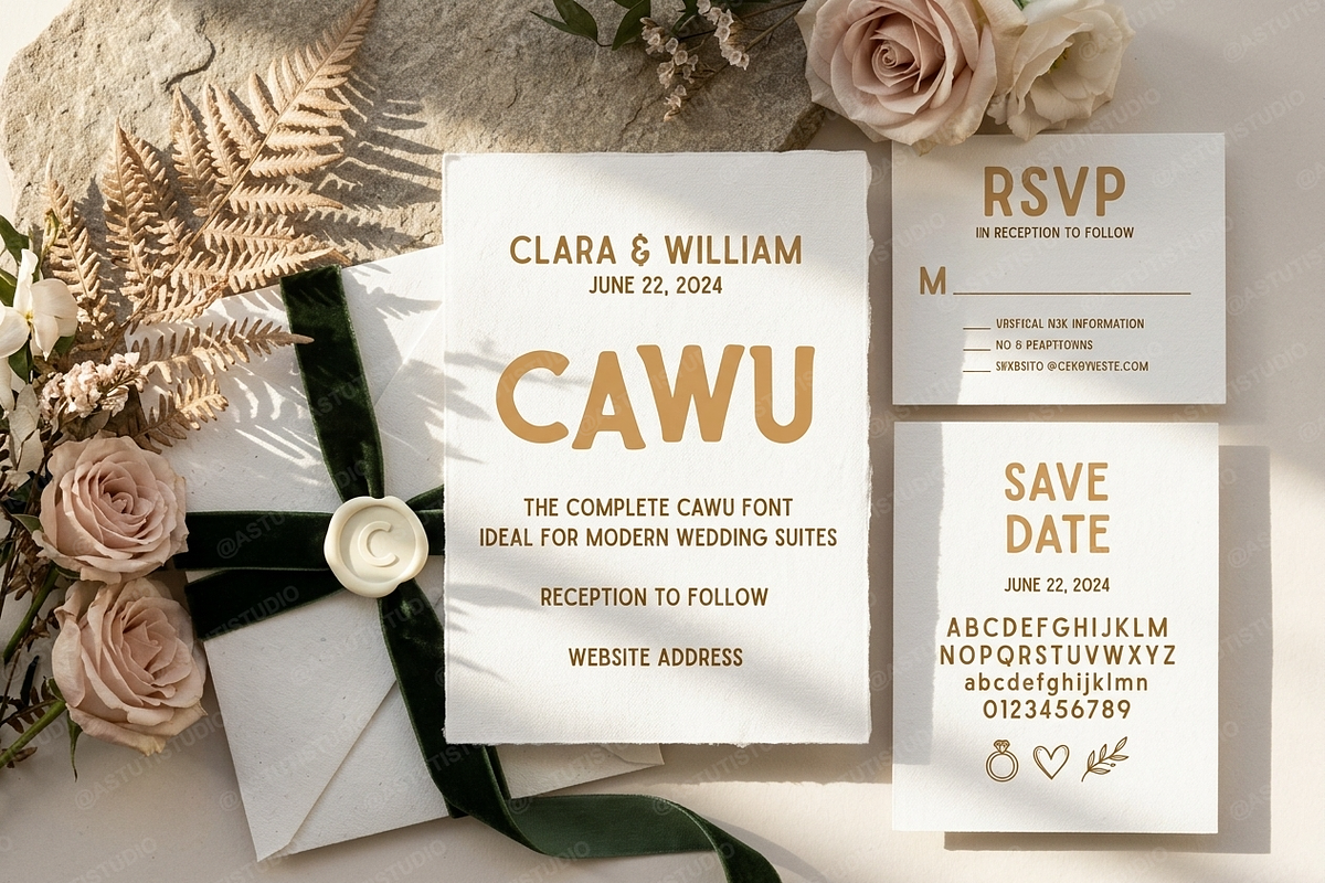 Cawu - Elegant Minimalist Serif, a Serif Font by Astuti Studio (Photo 19 of 25)