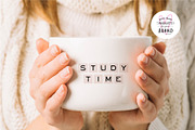 Fall School Girl: Cozy Study Clipart, an Object Graphic by Ruslana Lubenets (Thumbnail 6 of 13)