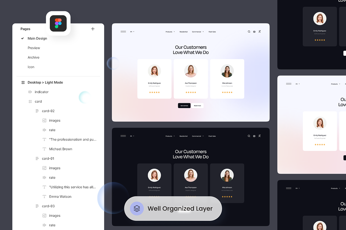 Testa - Testimonial & Review Section, a Websites & App Template by SLAB! Design (Photo 3 of 4)