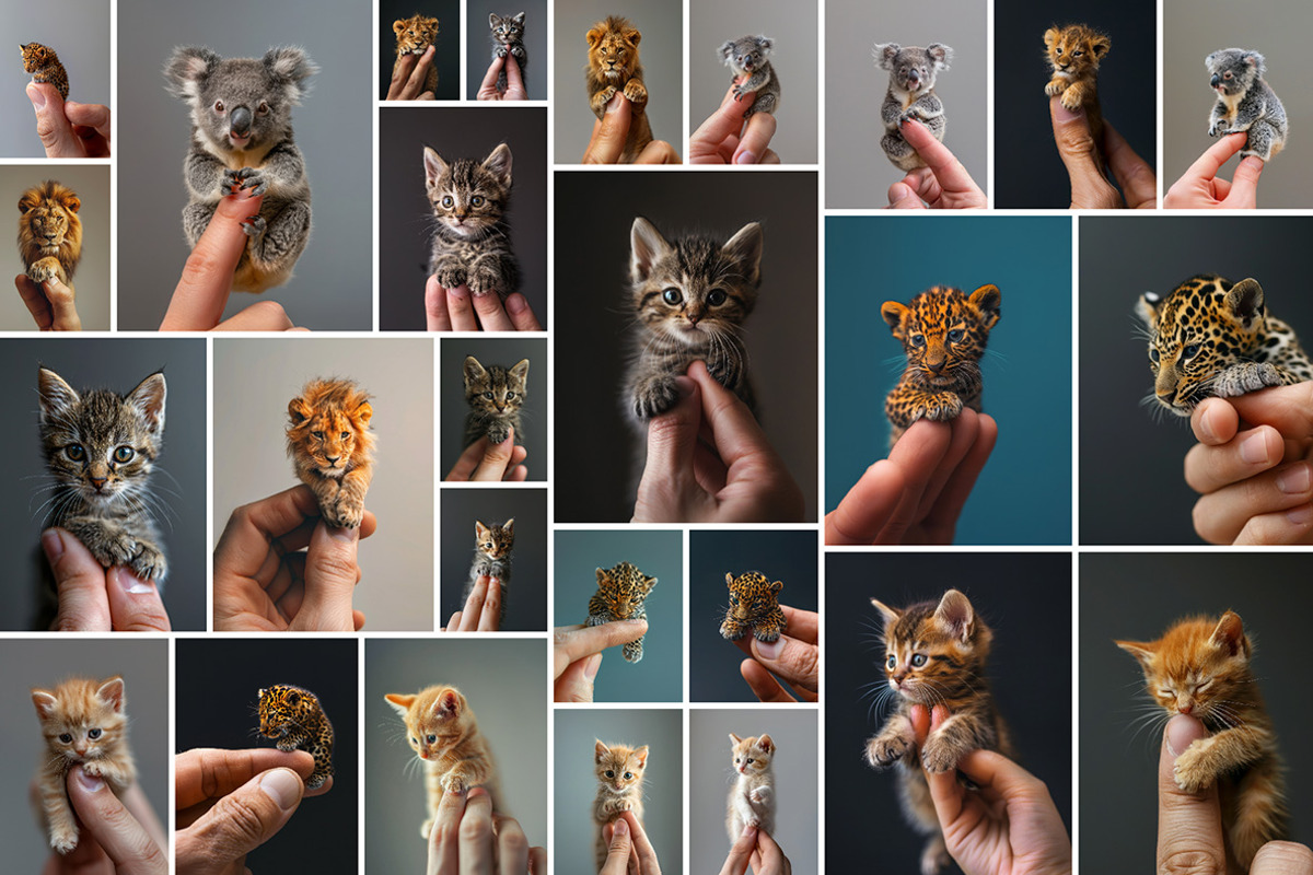 Miniature animals - 87 images, an Animal Photo by Handmadefont (Photo 4 of 10)